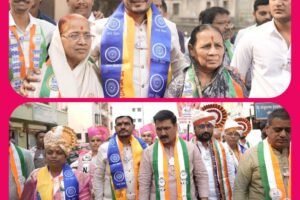 पिंपरी चिंचवड प्रभाग क्र. २६ मध्ये राष्ट्रवादीच्या प्रचाराचा दणदणीत शुभारंभ; पदयात्रेतून शक्तिप्रदर्शन