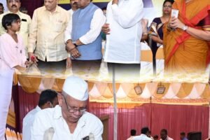 अपघाताने दिव्यांगत्व आलेल्या अनेक चेहऱ्यांवर ना.पाटील यांच्या प्रयत्नामुळे पुन्हा उमलले हासू